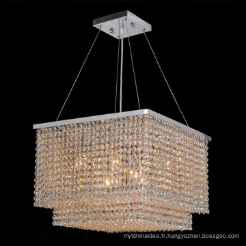 2017 Moderne produit conduit pendentif lampe lustres led cristal lumière pour la maison hôtel restaurant